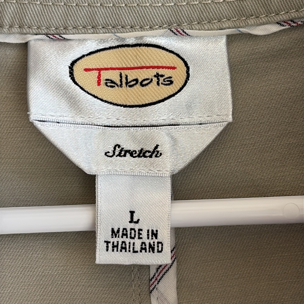💚Talbots Khaki Stretch Jacket - Picture 2 of 16